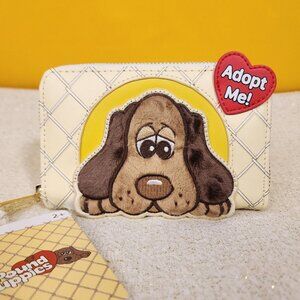 Loungefly Pound Puppies 40th Anniversary Plush Zip Around Wallet NEW
